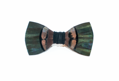 Feather Bow Tie 24 - Rooster and Turkey