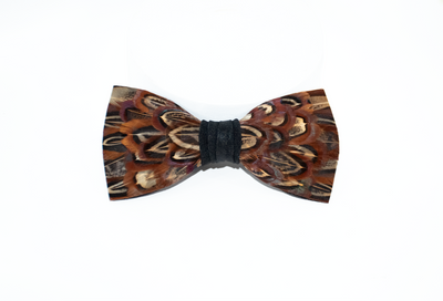 Feather Bow Tie 30 - Pheasant