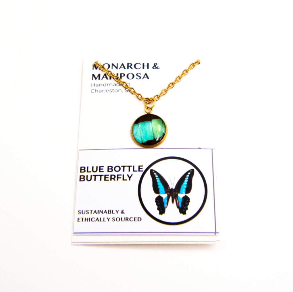 Butterfly Pendant Necklace - Choose Your Style