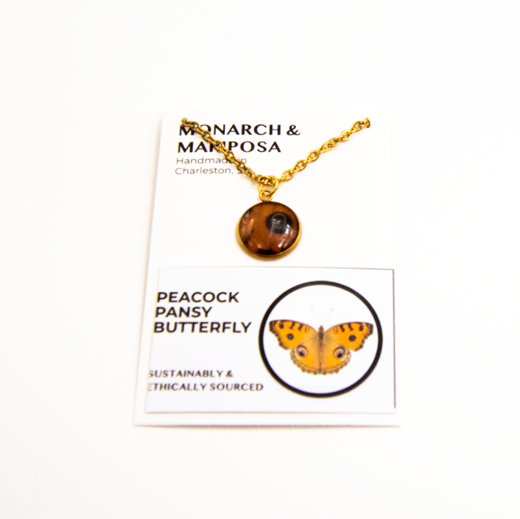 Butterfly Pendant Necklace - Choose Your Style