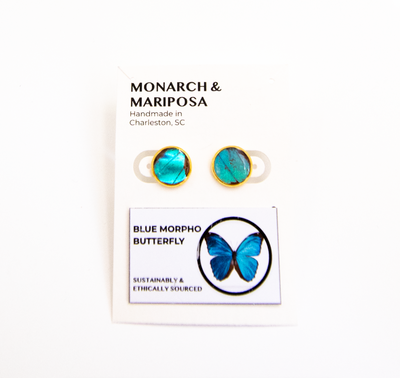 Butterfly Stud Earrings - Choose Your Style