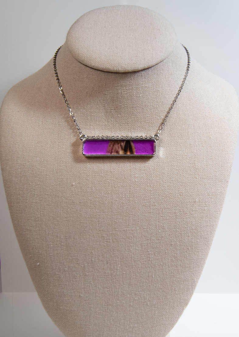 Feather Bar Necklace - Sammy