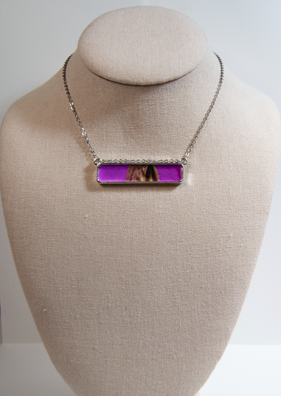 Feather Bar Necklace - Sammy