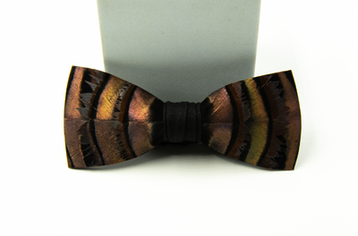 Feather Bow Tie - Slim Collection - Number 5