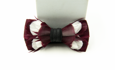 Feather Bow Tie - The Alumni - Choose Your Colors