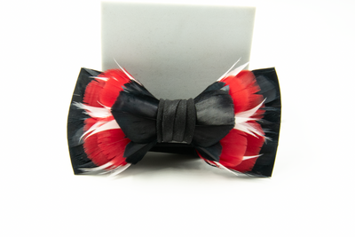 Feather Bow Tie - The Alumni - Choose Your Colors