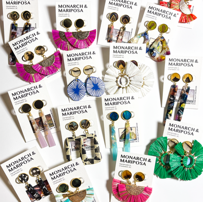 Feather Earrings Spring Collection - Choose Your Style